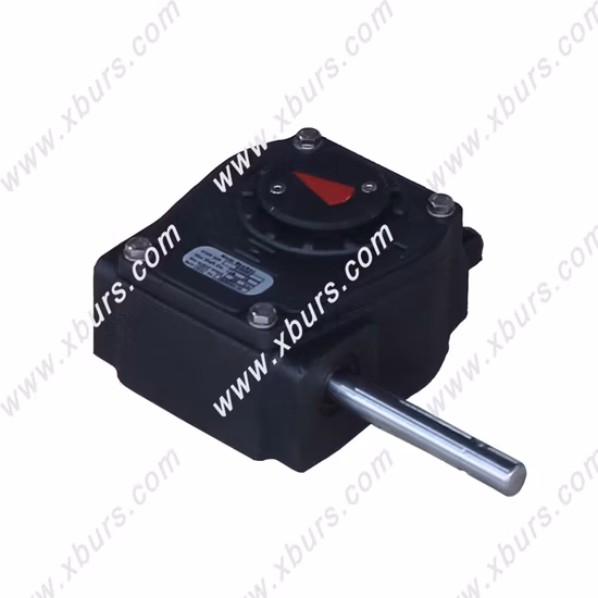 Caja de engranajes de gusano de válvula